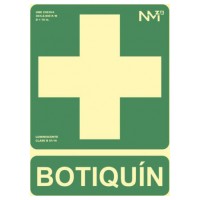 SEÑAL "BOTIQUÍN" 224X300 PVC VERDE ARCHIVO 2000 6170-05H VE (Espera 4 dias)